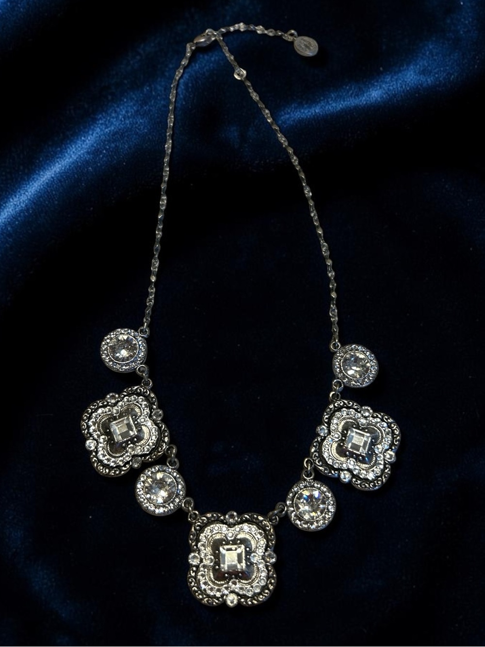 Anne Koplik Designs Swarovski Crystal Rhinestone Dazzling Vintage Necklace